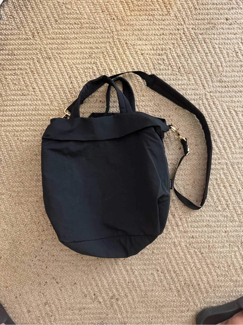 lululemon athletica Black Convertible Tote with Shoulder Strap
